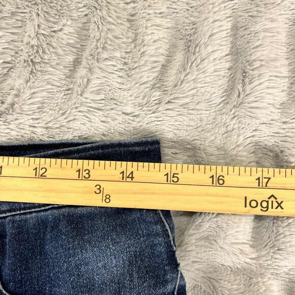 Juliangel Jeans Womens 29x27 Skinny Button Fly Raw Hem Premium Denim Mid Rise - Picture 6 of 8